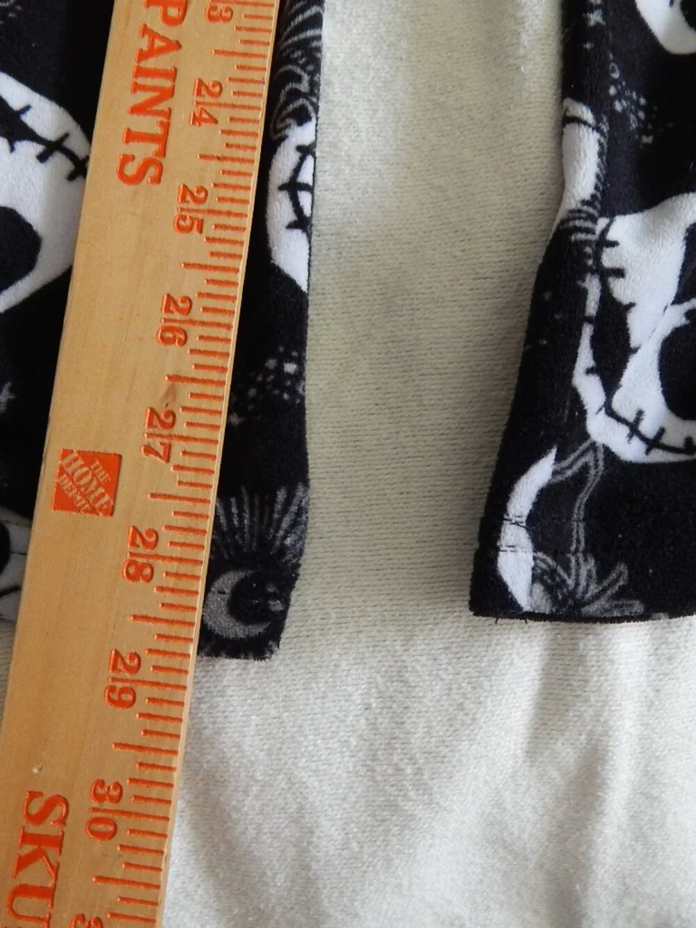 Disney Nightmare Before Christmas Pajama Pants - Kids Size XL Black White - Picture 4 of 6